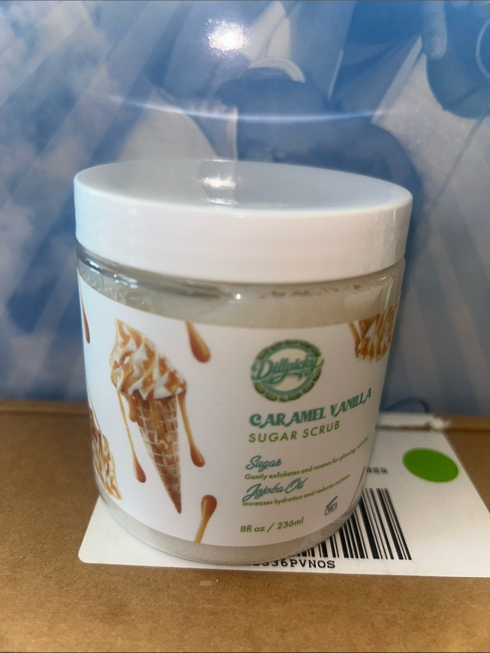 Caramel Vanilla Sugar Scrub – White